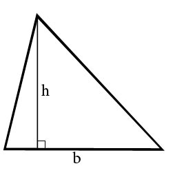 Find the area of triangle